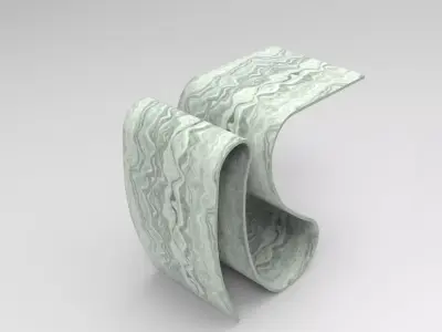 Noguh Table Low-poly 3D model