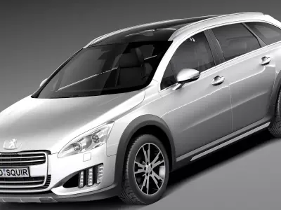 Peugeot 508 RXH 2013 3D model