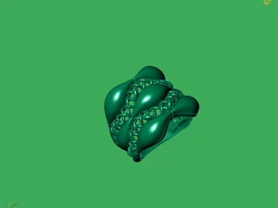 Women Plain Ring 3DM STL Models Womens Ring 3dmodels 3D 3D print model
