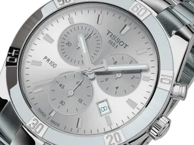 Tissot PR 100 Sport Chic Strap 1 3D model