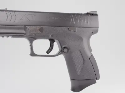 Pistol Low-poly 3D model