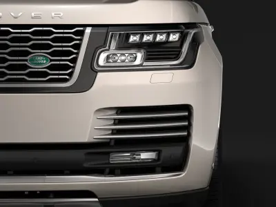 Range Rover Autobiography Hybrid LWB L405 2018 3D model