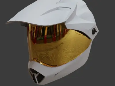 Motorcycle Helmet Bell MX9 3D model