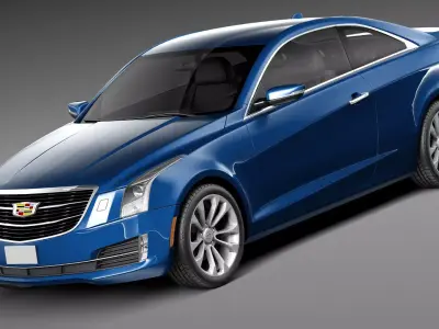 Cadillac ATS Coupe CG 2015 3D model