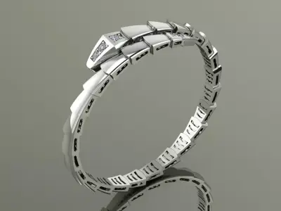Serpenti Bvlgari Snake Bracelet 3D print model