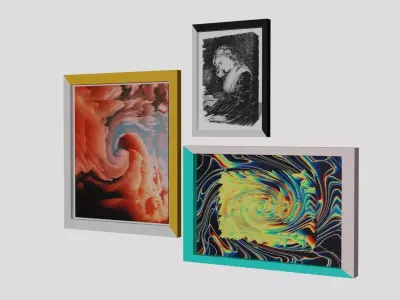 Photo frame 3D print model