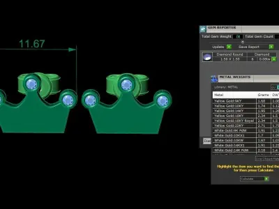 Jewelry Earring 3D print model purchase