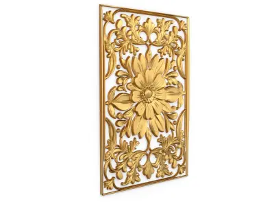 classical door decor 14 3D model