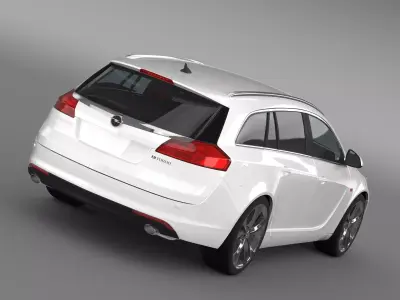 Opel Insignia BiTurbo Sports Tourer 2013 3D model