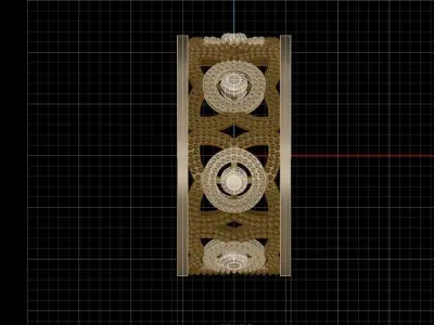 Wedding ring  3D print model 62