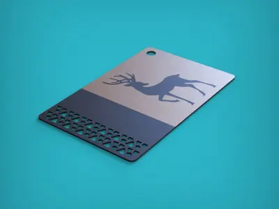 Keychain 3D print model