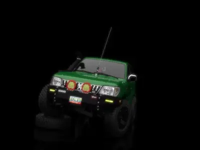 Toyota  Meru Higt Poly 3D model