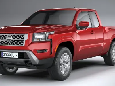 Nissan Frontier KingCab 2022 3D model