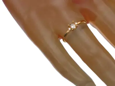 ANILLO PARA DAMA Free 3D print model