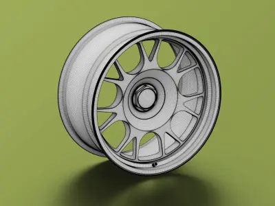 Rotiform TUF-R Option 3 Rim 3D Model 3D model