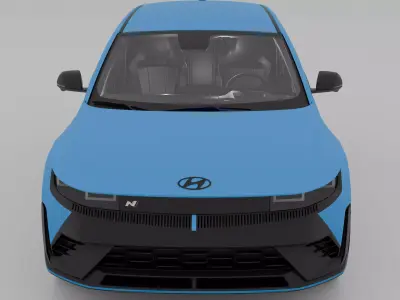 Hyundai Ioniq 5 3D model by Flostudio