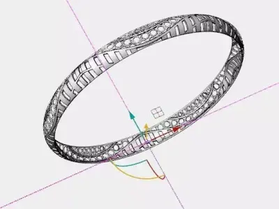 1173 Perfora Halo Bangle 5gm 3D print model