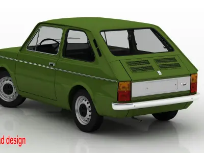 seat 133 1979 3D model