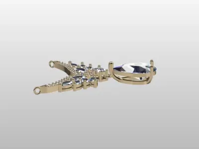 Angel Wing Pendant 3D print model