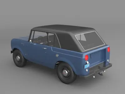 1967 International Scout 800 Sport Top 3D model