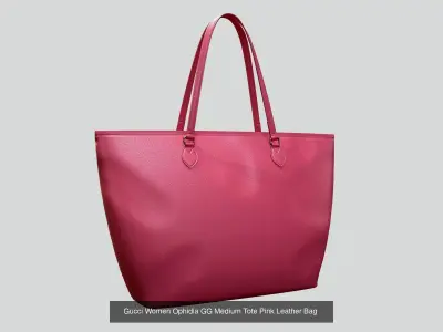 Gucci Women Ophidia GG Medium Tote Bag 6 colors Leather 3D Model Pack