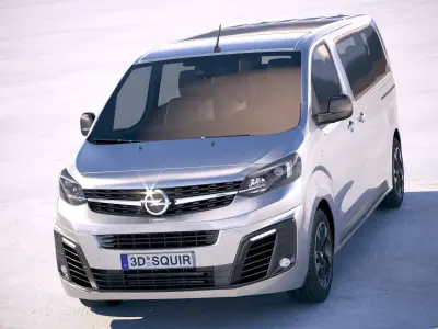 Opel Zafira Life 2020 3D model