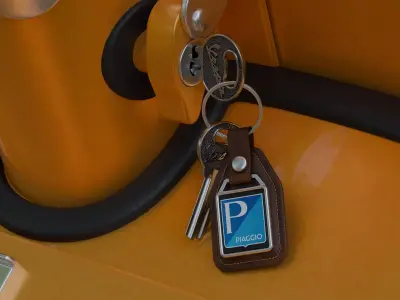 Scooter Vespa Rally 200 3D model