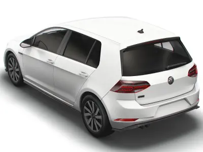 Volkswagen Golf TGE 5door Typ 5G 2017 3D model