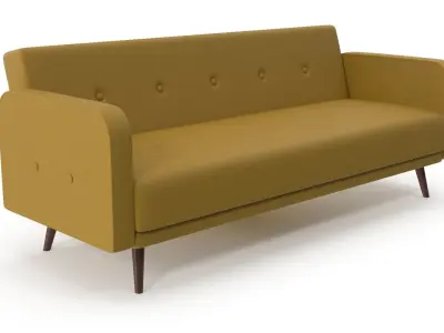 Sofa v2 Low-poly 3D model
