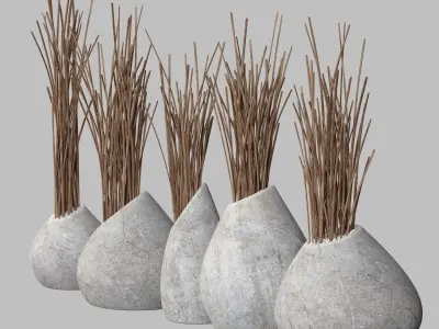 Branch slice vase n5 3D model