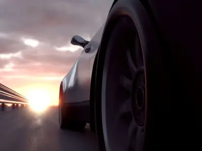 Concept Art Auto 3D model