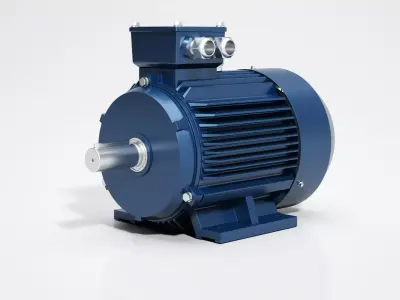 Electric motor 3D model