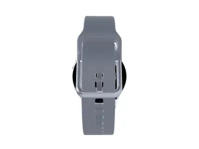 Samsung Galaxy Watch Active 2 - Aluminium Cloud Silver Low-poly 3D model