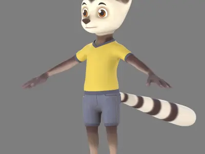 LemurCatta 3D model