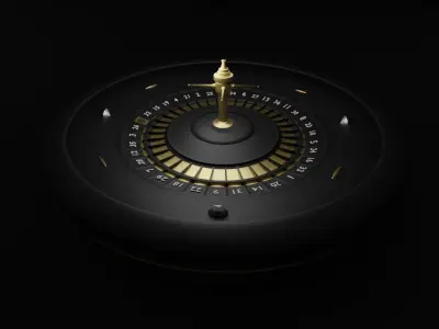 Roulette Wheel 3D model
