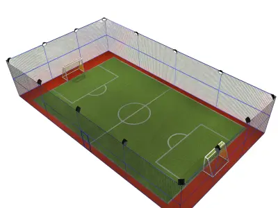 SOCCER FIELD 3D model