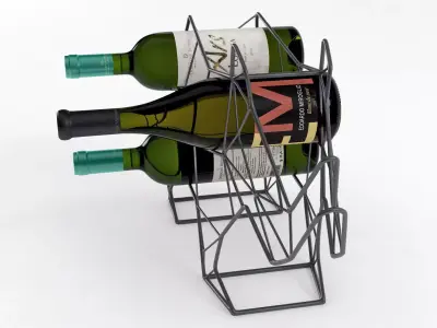 Rhino wine rack 3D model