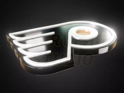 Philadelphia Flyers logo - Cinematic - 3D print 3D model