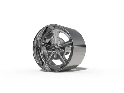 BILLET SPECIALATIES BONNEVILLE WHEEL  3D print model