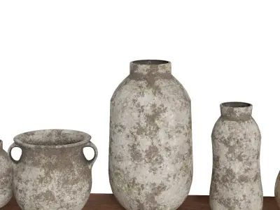 Decorative set 14 3D model shop