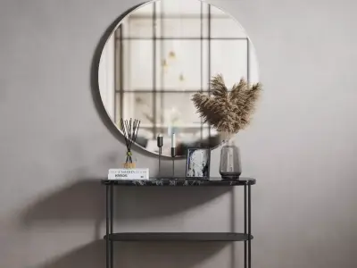 Decorative set in the hallway 3D model