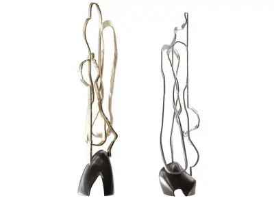 Abstract Sculpture 3D model 4