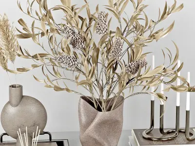 decorative set26 3D model purchase