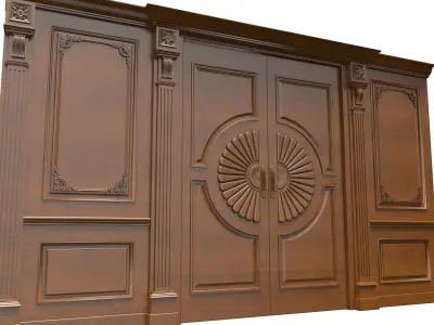 Classic Door Royal 5 3D model
