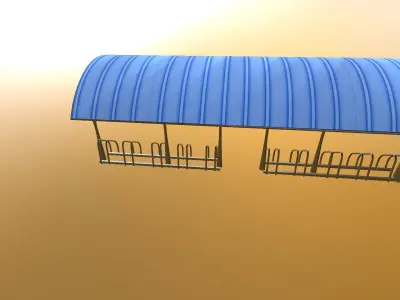 bicycle stand 3D model