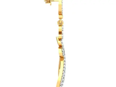 Women Earring 3DM STL OBJ FBX Render Details 3D print model purchase