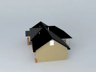 1 Floor House Free 3D model