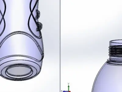 bottle plastic 3D model
