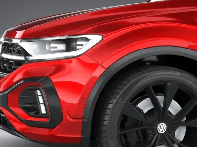 Volkswagen T-Roc Cabrio R-line 2022 3D model
