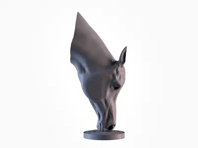 Arabian Horse Head 3D print model